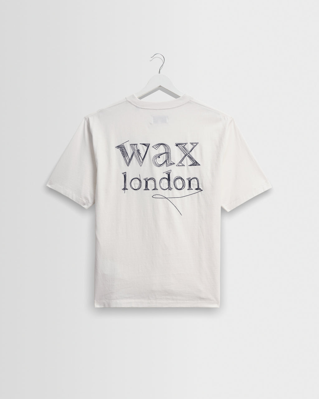 Dean Off White Scribble Text T Shirt