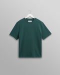 Dean - Teal Textured Organic Cotton T-Shirt