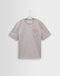 Dean - Washed Clay Compact Cotton Pocket T-Shirt