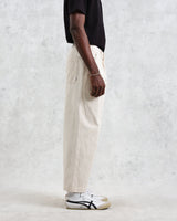 wax london Denali - Ecru Carpenter Denim Trousers