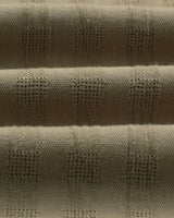 wax london men's Didcot - Khaki Open Weave Cotton Short-Sleeve Shirt