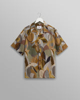 wax london Didcot - Multicolour Meadow Print Short Sleeve Shirt