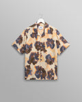 Didcot - Peach Floral Blur Short-Sleeve Shirt