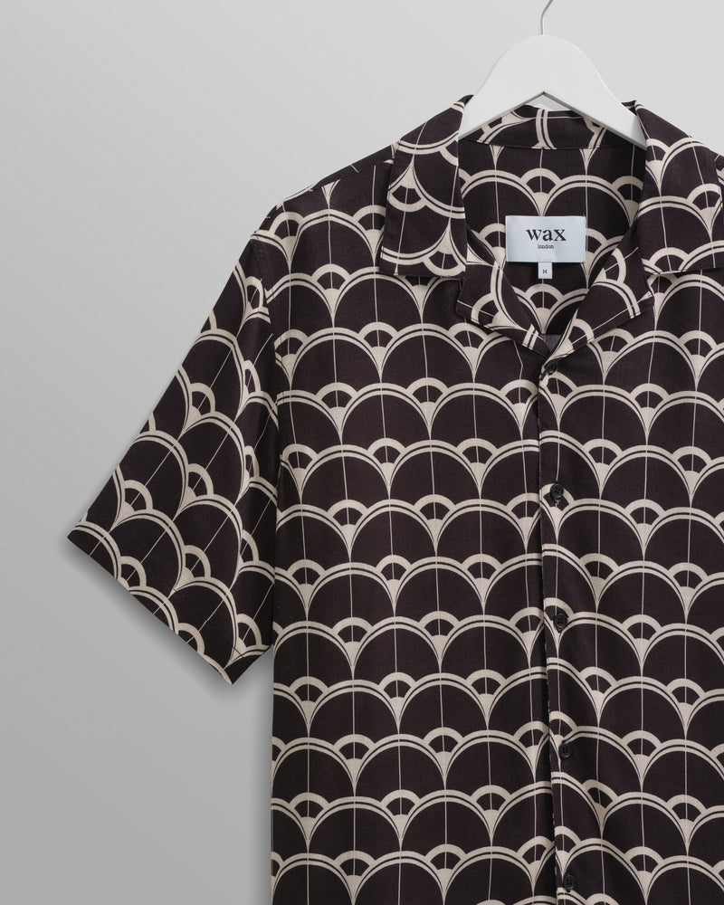 wax london Didcot Shirt Midnight Curve