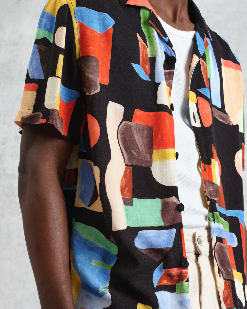 men's wax london Didcot Shirt Multi Pablo