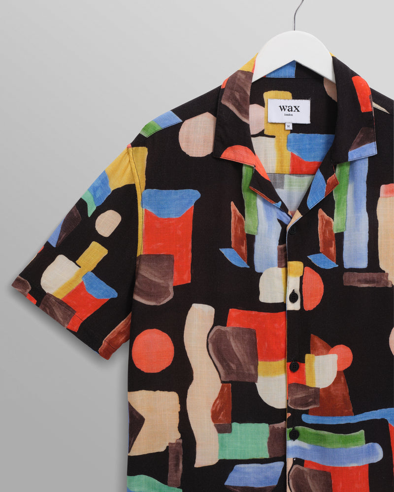 men's wax london Didcot Shirt Multi Pablo