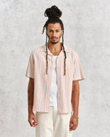 wax london Didcot Shirt Multi Pastel Stripe