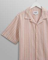 wax london Didcot Shirt Multi Pastel Stripe