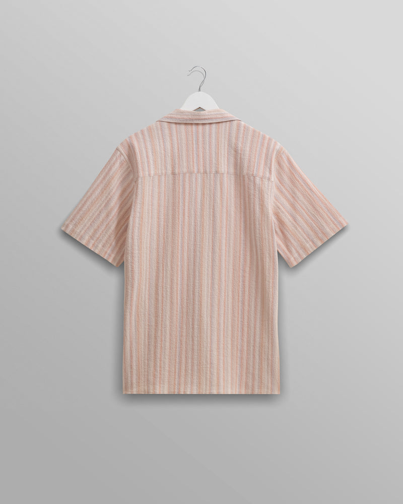 wax london Didcot Shirt Multi Pastel Stripe