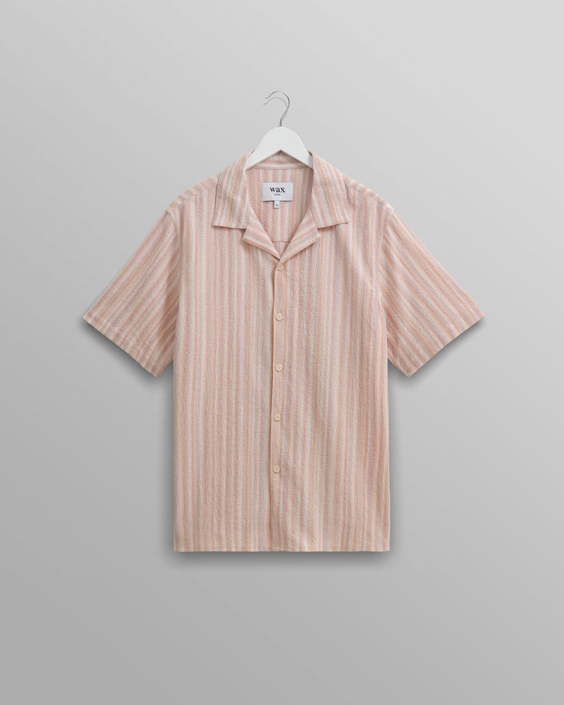 wax london Didcot Shirt Multi Pastel Stripe