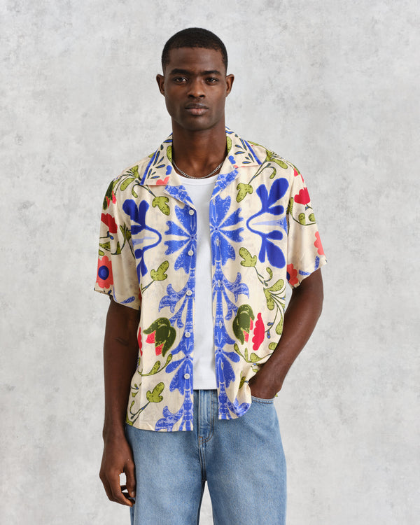 wax london Didcot Shirt Multi Summer Floral