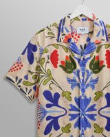 wax london Didcot Shirt Multi Summer Floral