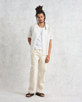 wax london Didcot Shirt White Corded Lace