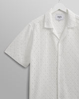 wax london Didcot Shirt White Corded Lace