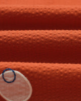Didcot - Terracotta And Ecru Scribble Applique Short-Sleeve Shirt