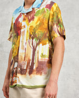 wax london Didcot - Watercolour Abstract Painting Short-Sleeve Shirt