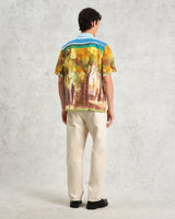 wax london Didcot - Watercolour Abstract Painting Short-Sleeve Shirt