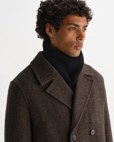 wax london men's Digby - Black Rib Wool Snood