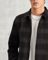 wax london Eldon - Black and Grey Check Jacket