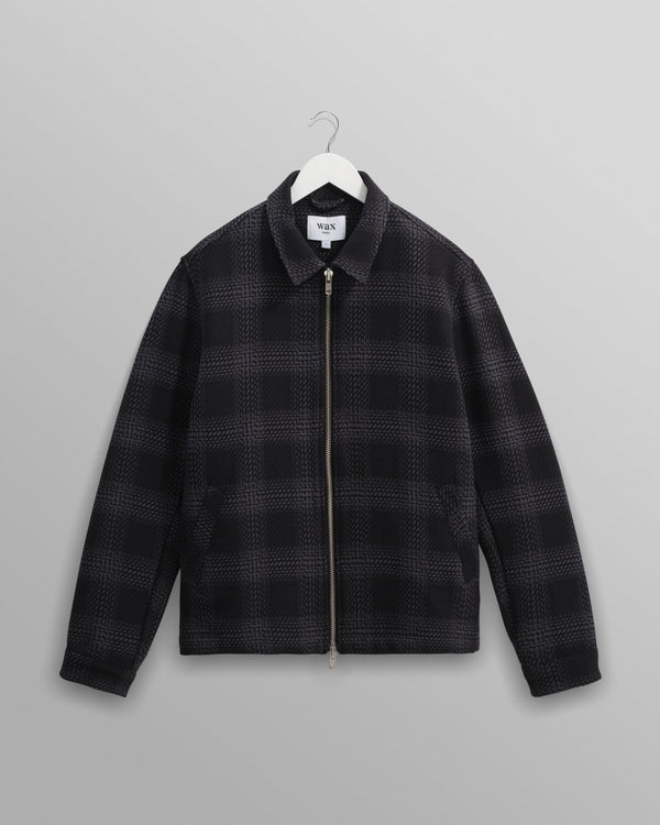 wax london Eldon - Black and Grey Check Jacket