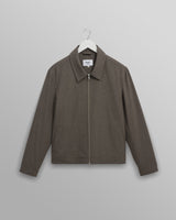 wax london men's Eldon - Brown Micro Puppytooth Jacket