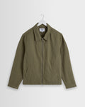 Eldon - Khaki Crinkle Cotton-Linen Jacket