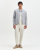 Eldon - Light Blue Herringbone Cotton Jacket
