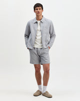Eldon - Light Blue Herringbone Cotton Jacket