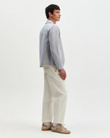 Eldon - Light Blue Herringbone Cotton Jacket