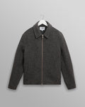 Eldon - Mid Grey Boiled Wool Jacket
