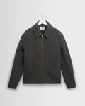 Eldon - Mid Grey Boiled Wool Jacket