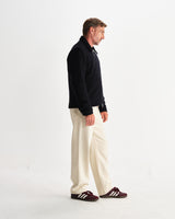 wax london men's Eldon - Midnight Navy Boiled Wool Jacket