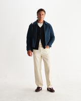 wax london men's Eldon - Teal Boiled Wool Jacket