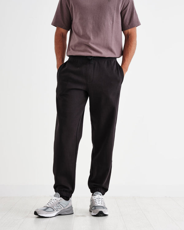 wax london Eno - Black Organic Cotton Joggers