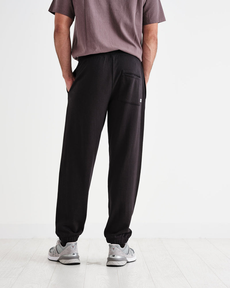 wax london Eno - Black Organic Cotton Joggers