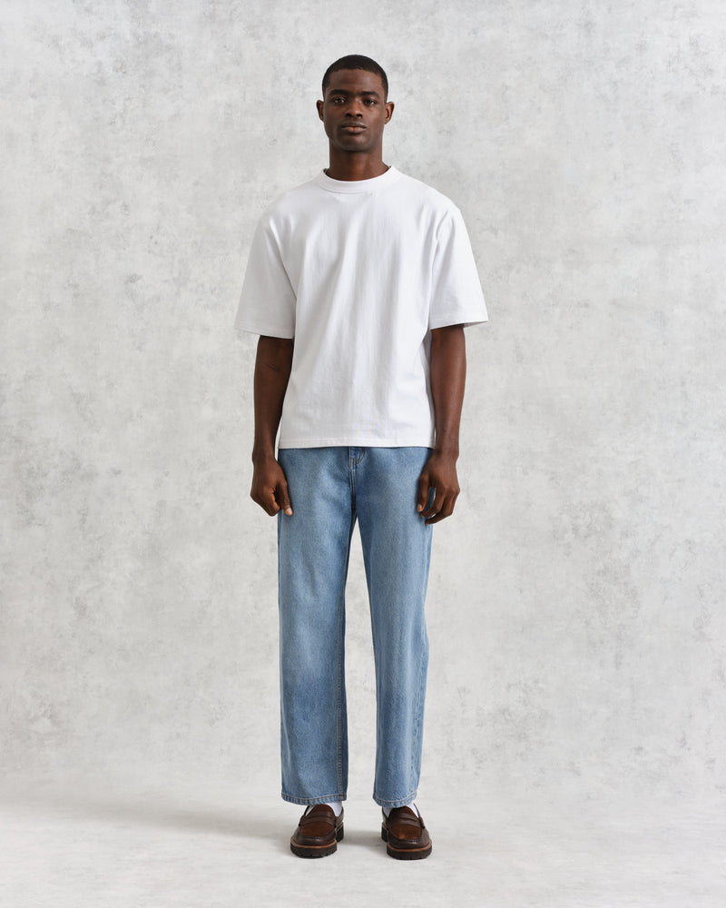 wax london Felix - Blue Loose Fit Denim Jeans