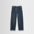 Felix - Mid Blue Wash Selvedge Loose Fit Denim Jeans