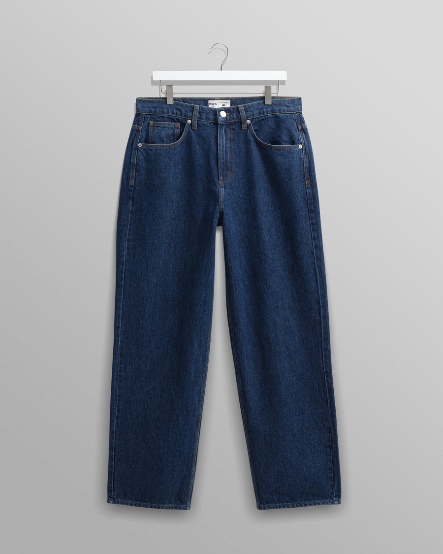 Washed Blue Denim Jeans