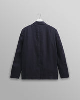 wax london Fintry Blazer Midnight Linen