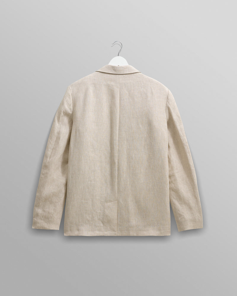 wax london Fintry Blazer Natural Linen