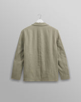 wax london Fintry Blazer Pale Green Linen