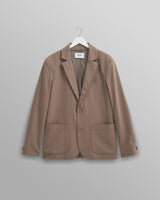 wax london Fintry Blazer Taupe Seersucker