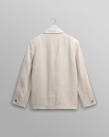 wax london Fintry - Natural Linen Blazer