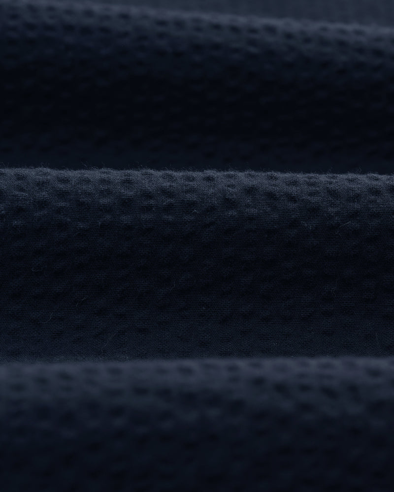 wax london men's Fintry - Navy Seersucker Blazer