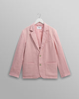 wax london Fintry - Pale Pink Linen Blazer