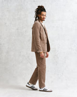 wax london Fintry - Taupe Corduroy Blazer