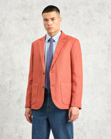 wax london Fintry - Terracotta Linen Blazer