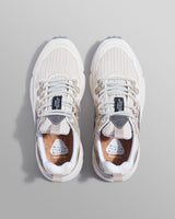 wax london Flower Mountain - Cream Suede And Technical Fabric Trainers