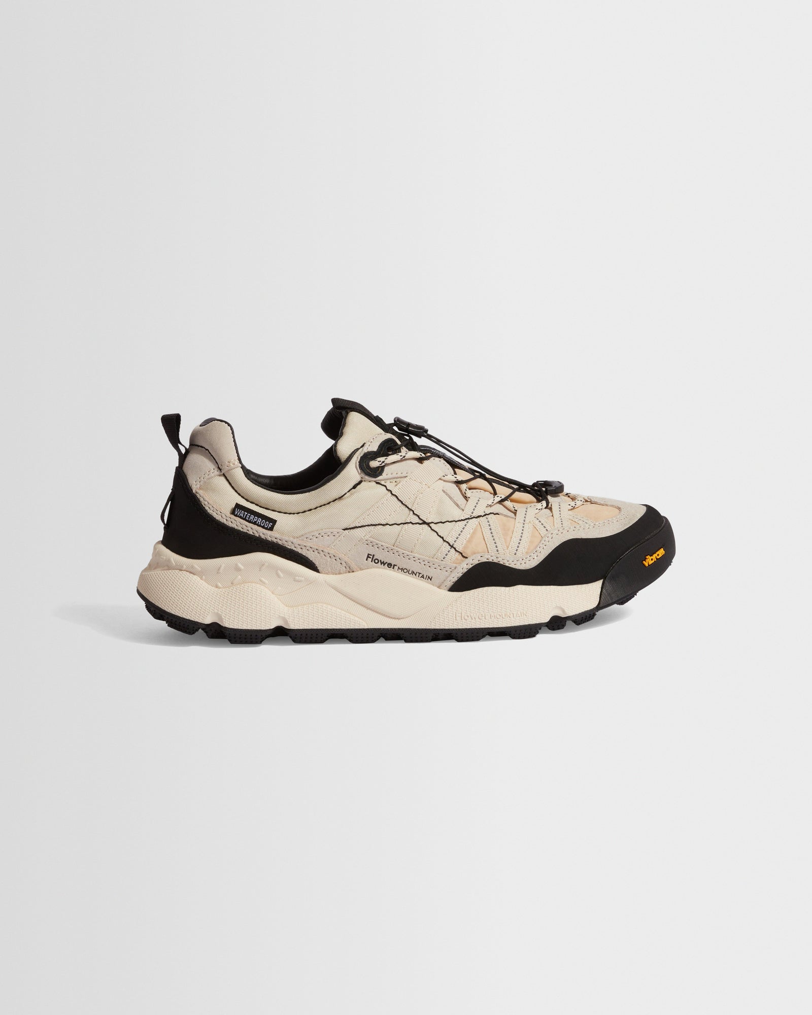 Flower Mountain IWANO 2 - White And Black Suede And Nylon Trainers Flower Mountain IWANO 2 - White And Black Suede And Nylon Trainers