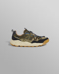 Flower Mountain IWANO 2 - Khaki And Black Waterproof Eco Suede And Nylon Trainers